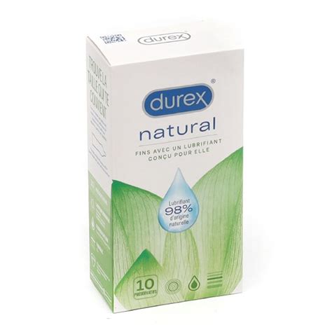 Durex Natural Pr Servatifs Lubrifi S Sexualit Lubrifiant Naturel