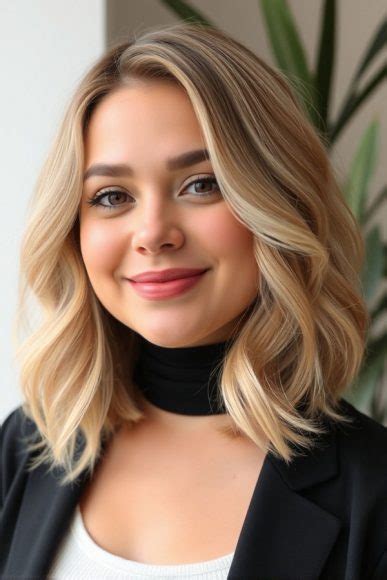 Wavy Lob Haircuts For Effortless Glamour Soft Blonde Waves With A