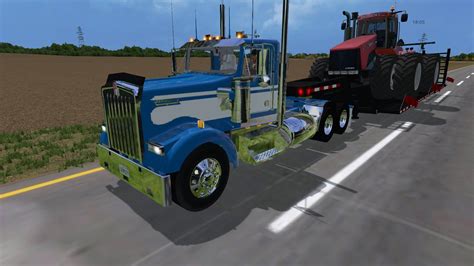 2004 KENWORTH W900L DAY CAB 2 Farming Simulator 19 17 22 Mods