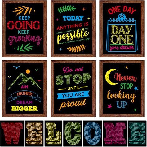 13 Piece Inspirational Classroom Poster Set For Motivation And Decoration In Nepal At Npr 4512