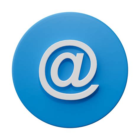 Email Address Icon Logo Communication Isolated On Transparent