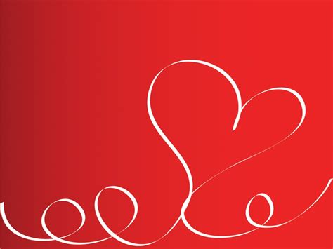 Handwritten Love Powerpoint Templates Love Red Free Ppt Backgrounds And Templates