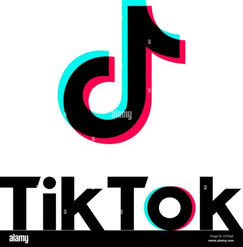 Icône de réseau social Tik Tok Odessa Ukraine 26 août 2020 Image