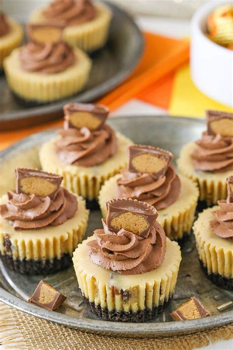 Best Mini Reese S Peanut Butter Cheesecakes Easy Cheesecake Recipe