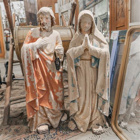 Saint Joseph Plaster Statue - Dead People's Stuff "Architectural ...