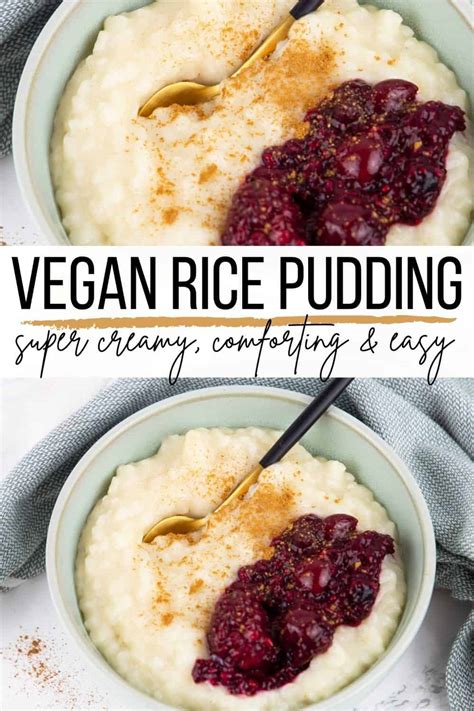 Vegan Rice Pudding - Vegan Heaven