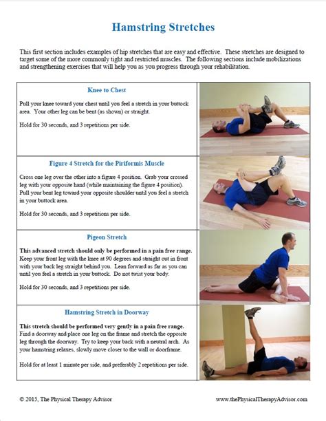 Hamstring Strain Exercises