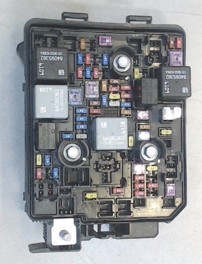 Fuses And Relays Buick Encore Gx 2019 2023