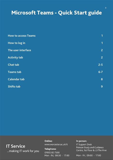 Pdf Microsoft Teams Quick Start Guide Microsoft Teams Can Be