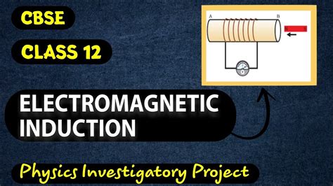 Physics Investigatory Project On Electromagnetic Induction Class