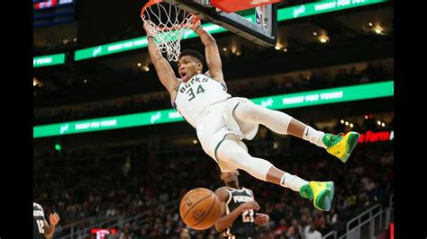 Giannis Antetokounmpo Flashy Dunks Posterizers Compilation YouTube