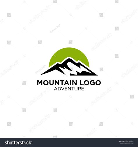 Mountain Park Mountain View Logo Template Stock Vector Royalty Free