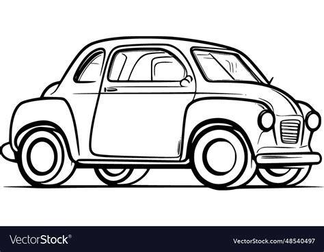 Classic car Royalty Free Vector Image - VectorStock