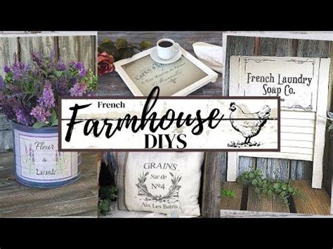 French Farmhouse Diy Decor Dollar Tree Diys Farmhouse Home Decor