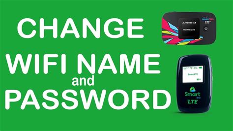 How To Change Smart Bro Pocket Wifi Password And Name Youtube