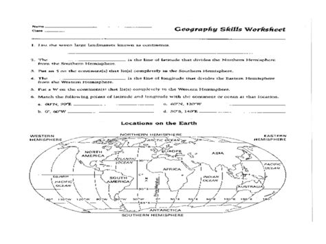Geography For Adults Worksheets Pdf Download