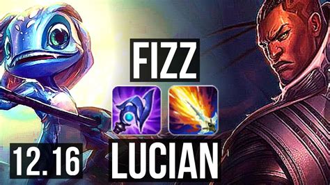 FIZZ Vs LUCIAN MID 6 0 7 1 4M Mastery Dominating KR Diamond