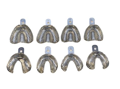 Dental Edentulous Perforated Impression Trays Set Of Sadec Dental