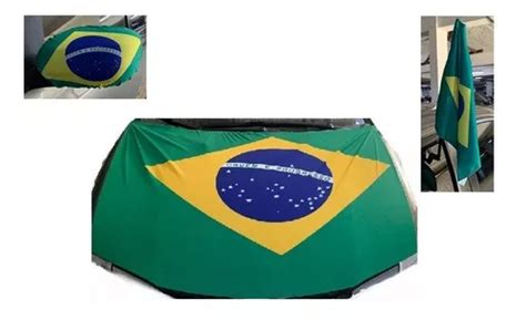 Kit Copa Do Mundo Para Carro Bandeira Do Brasil Para Carro