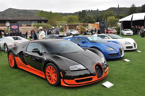 Pebble Beach 2011 Concentración de Bugatti Veyron