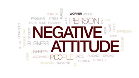 Negative Attitude Examples List And Leaving Them