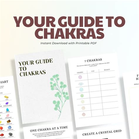 Your Guide To Chakras Printable A4 Spirituality Planner Manifesting