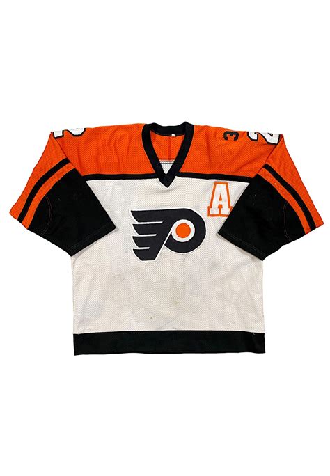 Lot Detail Mark Howe Philadelphia Flyers Game Used Jersey