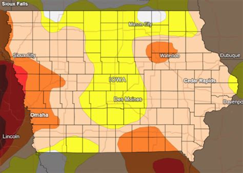 Drought Conditions Expanding In Iowa Kwbg Radio Boone Iowa