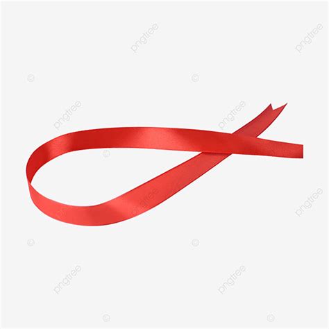 Ribbon Circle Clipart Transparent Png Hd Red Silk Ribbon Circle Red