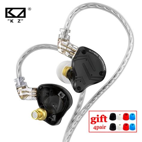 Kz Zs Pro X Hifi Fone De Ouvido Met Lico H Brido Intra Auricular