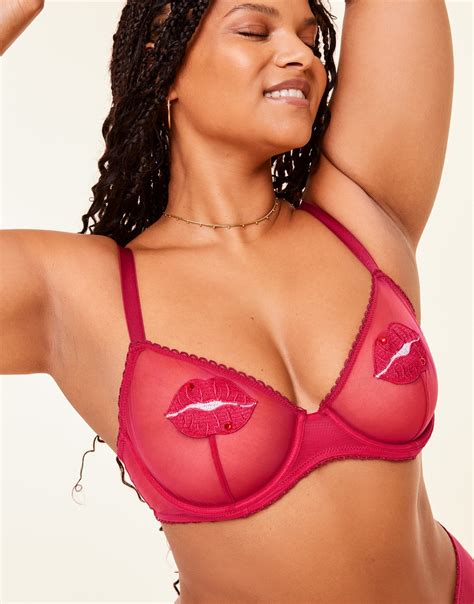 Alyshia Dark Pink Plus Unlined Demi Adore Me