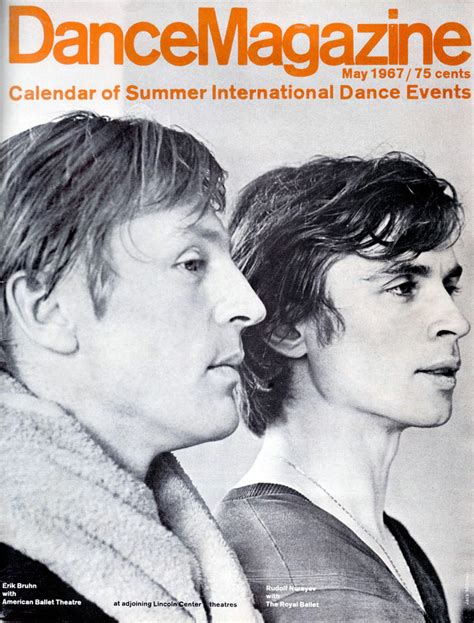 Jack Mitchell Rudolf Nureyev And Erik Bruhn Photographed Rehearsing