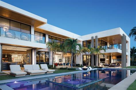 A modern waterfront home in Boca Raton by Marc-Michaels Interior Design ...