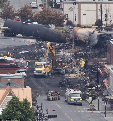 Canada Train Blast Was Oil Tanker Tampered With Daily Mail Online