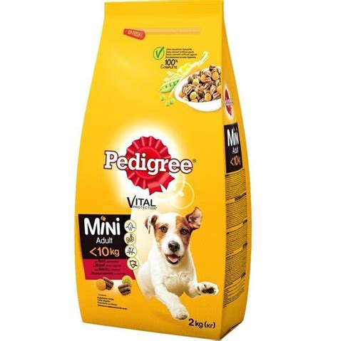Сухой корм для взрослых собак маленьких пород Mini Pedigree 2кг с ...