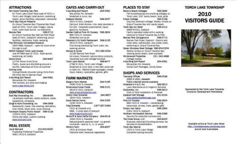 Torch Lake Visitors Guide