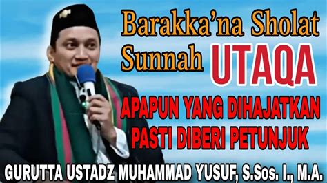 CERAMAH BUGIS TERBARU USTADZ MUHAMMAD YUSUF S Sos I BERKAH SHOLAT