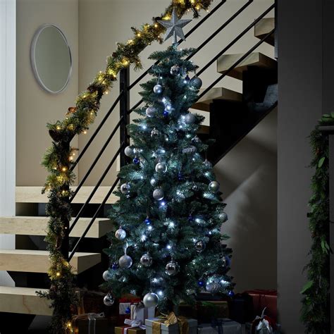 Habitat 6ft Pre Lit Slim Christmas Tree By Argos