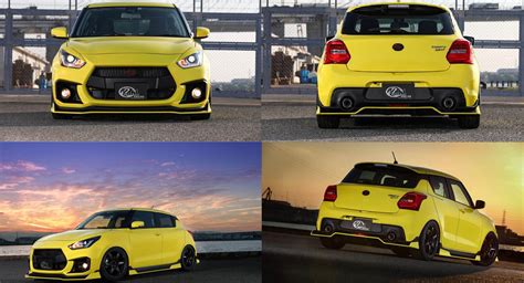 Kuhl Racing Gives Suzukis Latest Swift Sport An Aggressive Body Kit