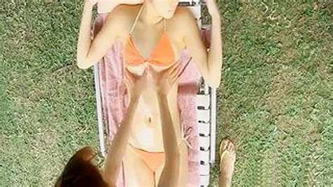 Softcore Asian In A Bikini Gets Massaged Japan Whores