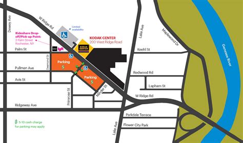 Directions and Parking for Kodak Center in Rochester, NY