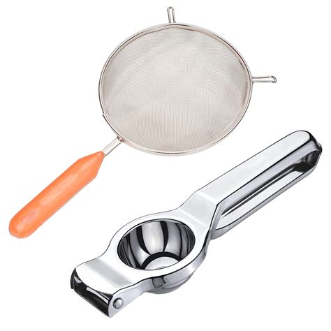 Kuber Industries Stainless Steel 15 Cm Soup Juice Strainer Liquid