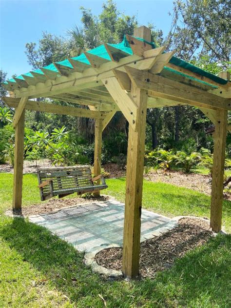 8×12 Pergola Plans – DIY Project | MyOutdoorPlans