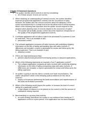 Ch Homework And Quiz Questions Docx Chapter Homework Questions