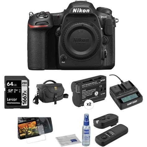 Nikon D500 Dslr Camera Body Deluxe Kit Bandh Photo Video