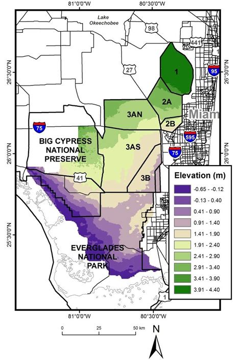 Florida Elevation Above Sea Level Map - Maping Resources