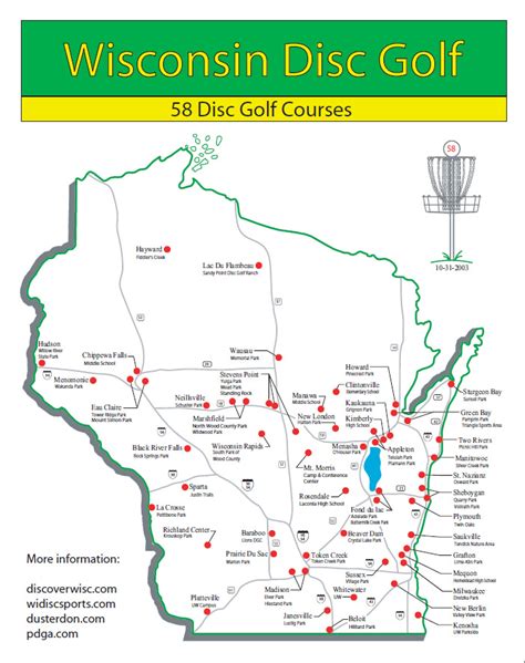 Disc Golf Course Chronology | Wisconsin Disc Sports Archive Wiki ...