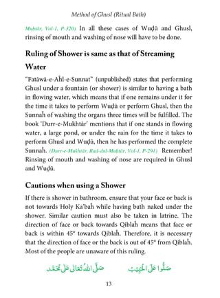 Islamic Book In English Method Of Ghusl Hanafi Pdf