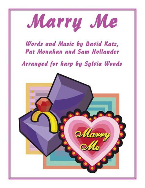 Harp Sheet Music: Marry Me by KATZ/MONAHAN/HOLLANDER/WOODS, S. arr.