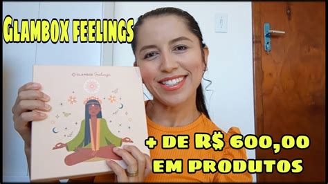 Glambox Feelings Agosto Mais De R Em Produtos